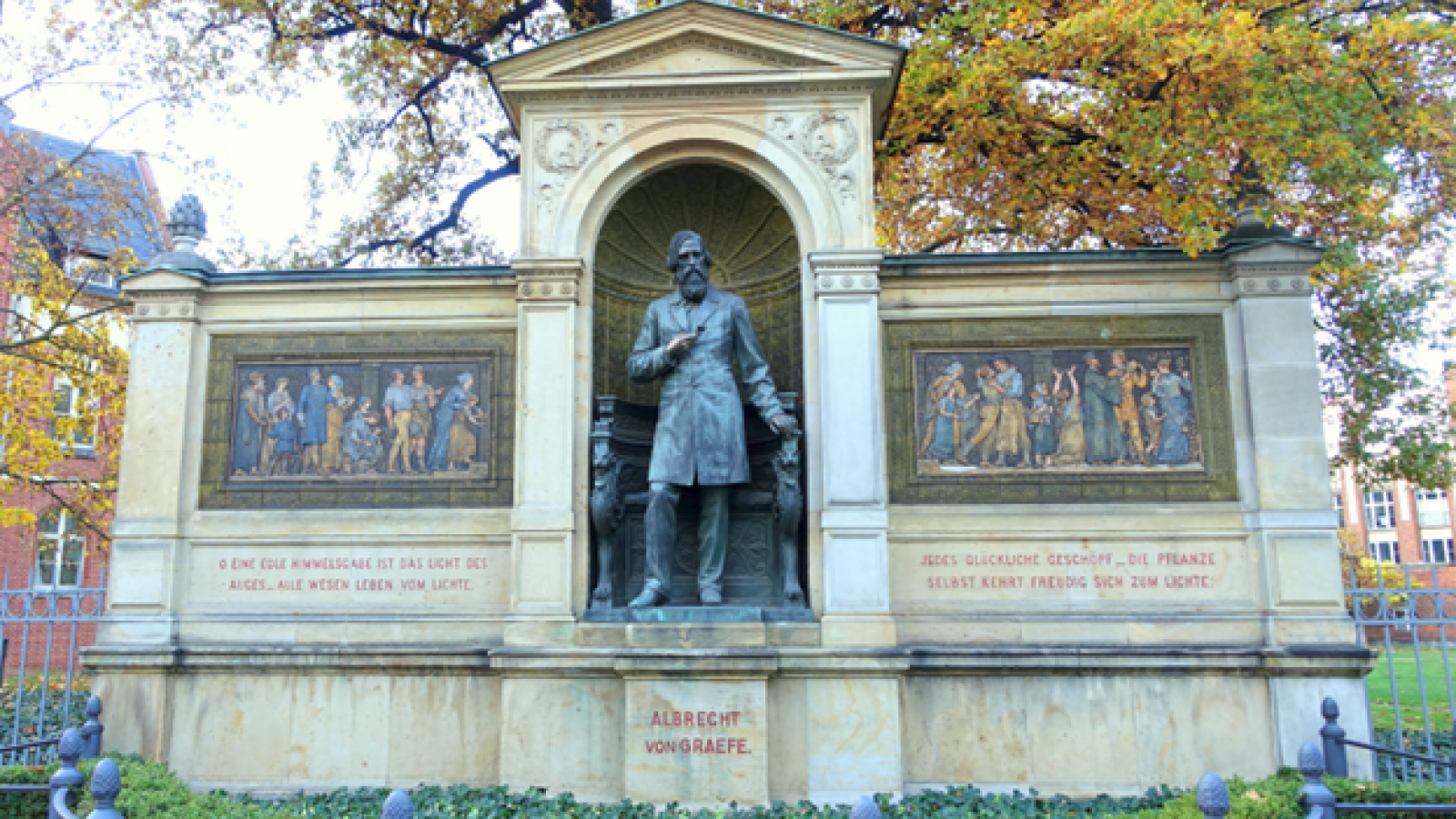 von Graefe Marble Bust at Charité-Medical University Hospital