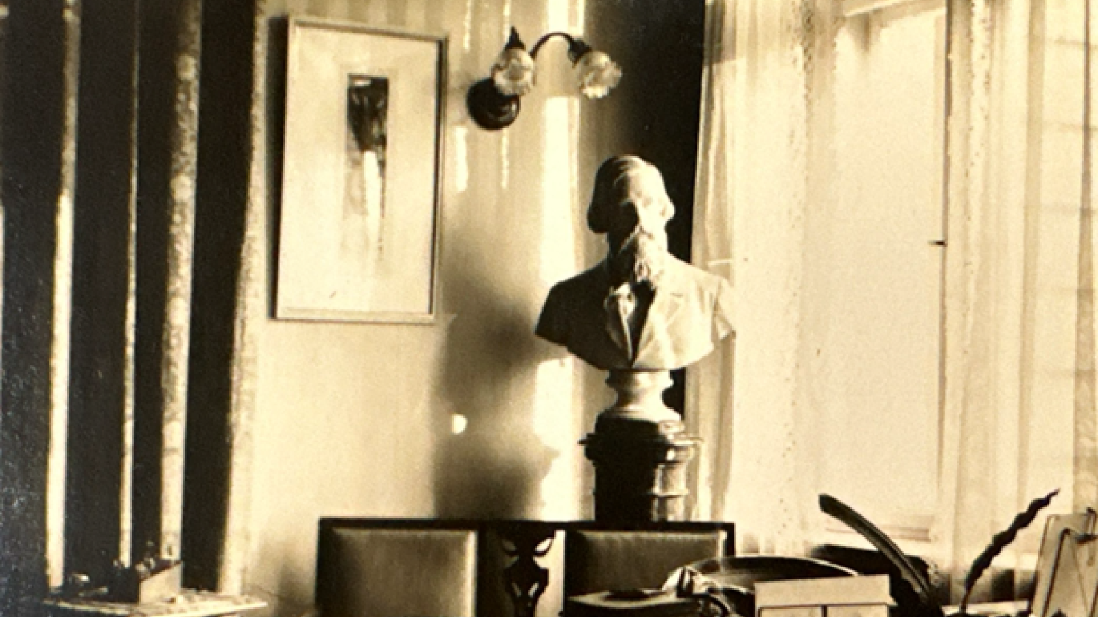 Von Graefe Marble Bust in Frau Engelmann's Home