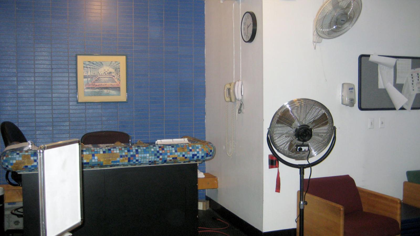 Outdated Columbia athletic center.