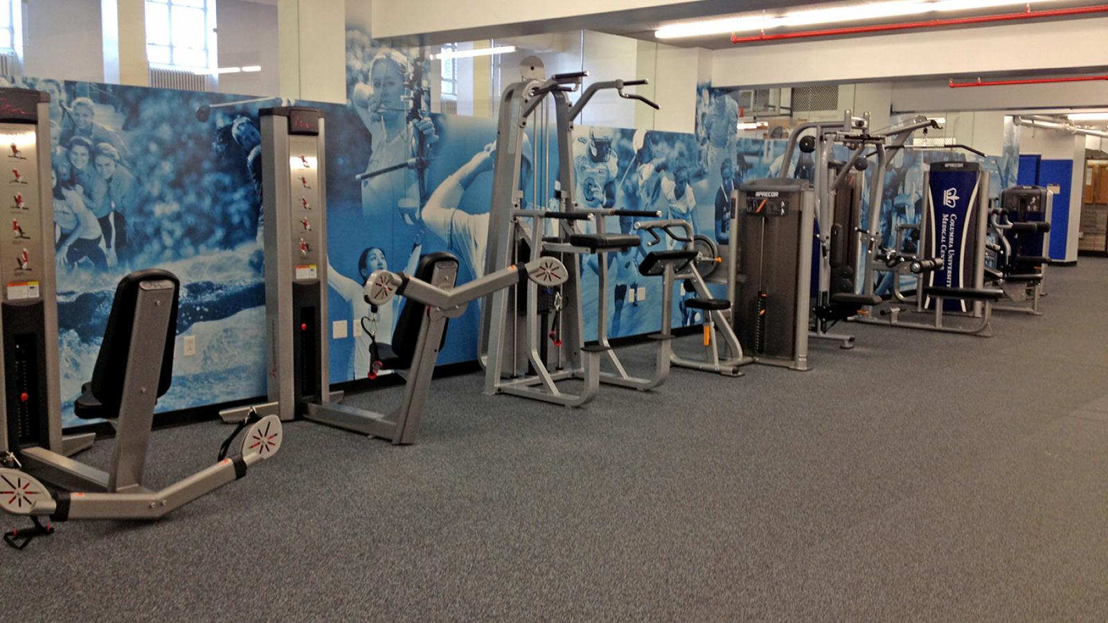 50 Haven Ave. Gym: Before and After  Vagelos College of Physicians and  Surgeons