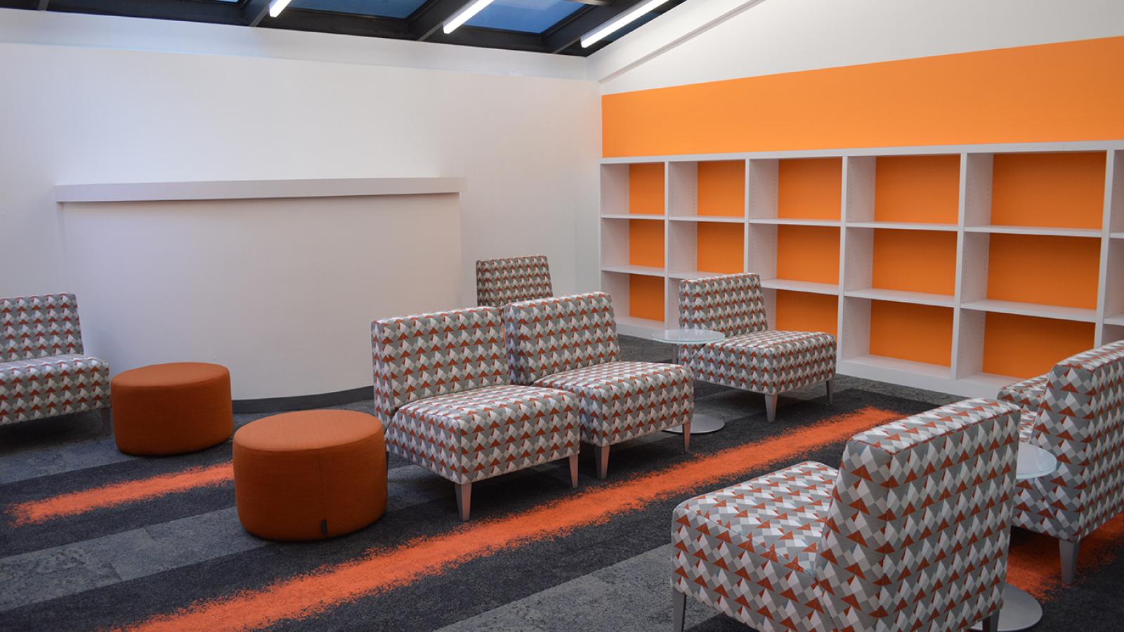 High-tech library interior