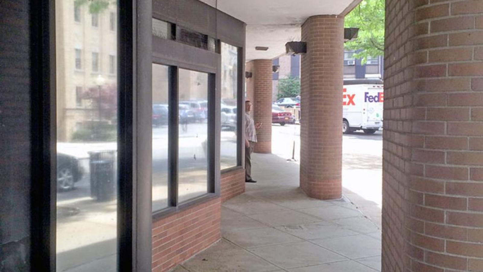 Brick building in Washington Heights, NY.
