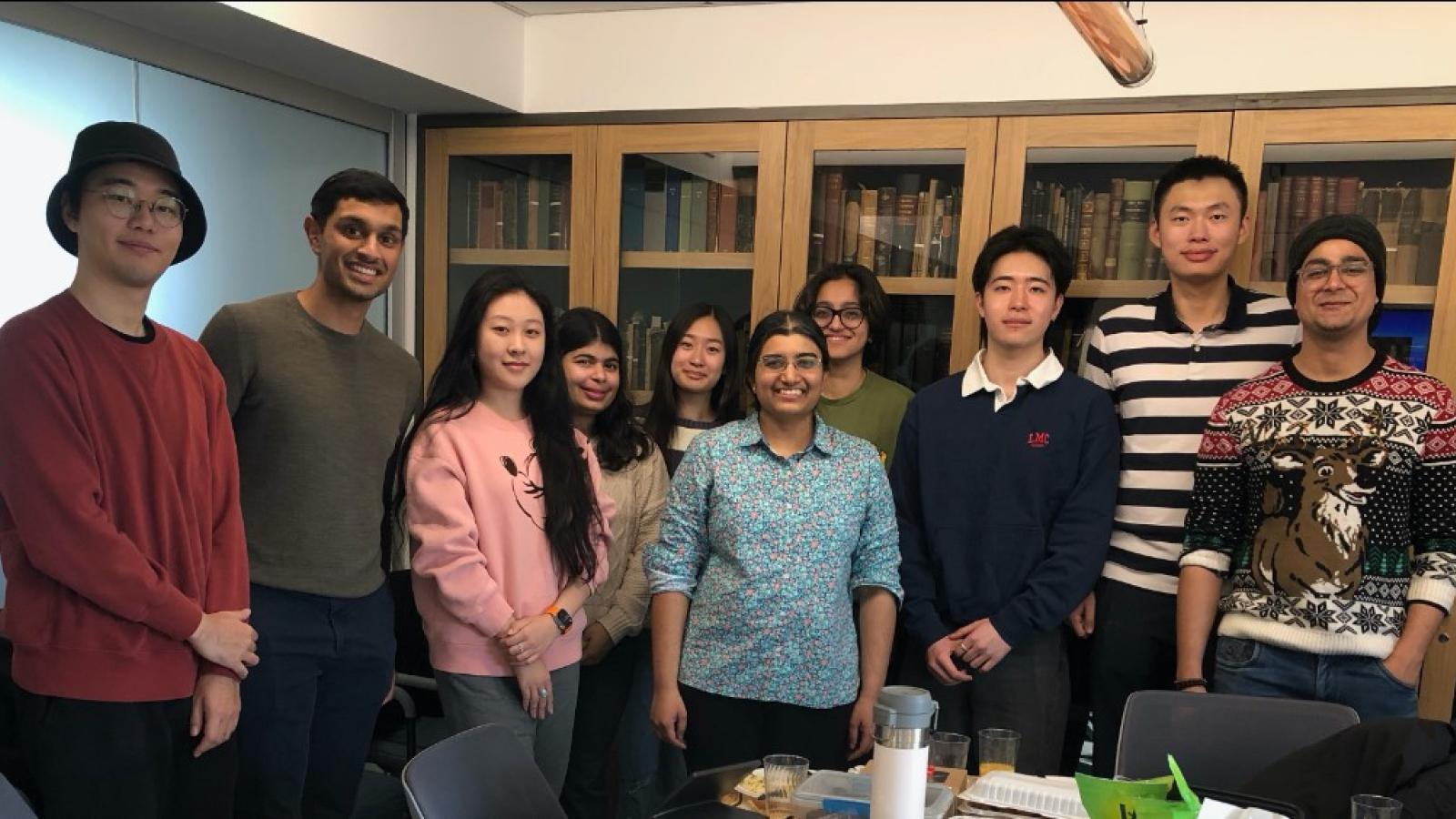 Picture of Dr. Thakoor's lab members