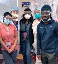 Group picture from "Mask On, March On!" campaign.