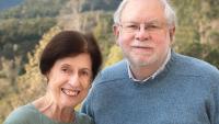A photo of Geraldine Poppa Schechter’63 and Alan Neil Schechter’63