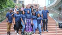 2019 MedPrep P1 Scholars pose for a picture