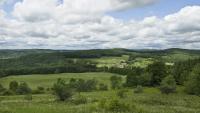 Green rolling hills near Cooperstown, New York.