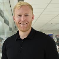 Jordan in hallway at NYP