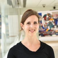 Joanna in NYP hallway